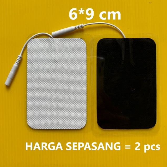 Electrode Pad 6x9 cm - TENS EMS Stimulator Terapi Pijat Elektrik Pads Perekat Tempelan