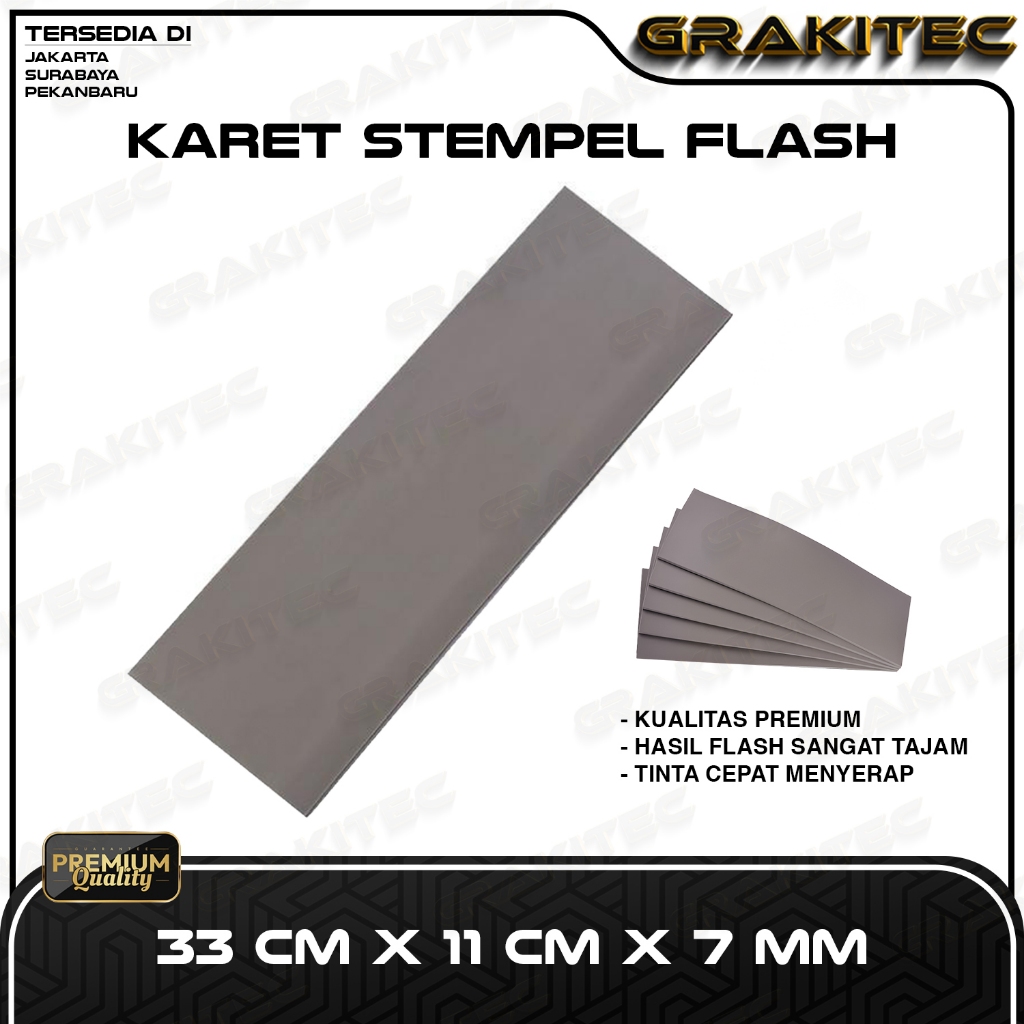 

Adn Karet Stempel Flash 33 CM X 11 CM Grakitec