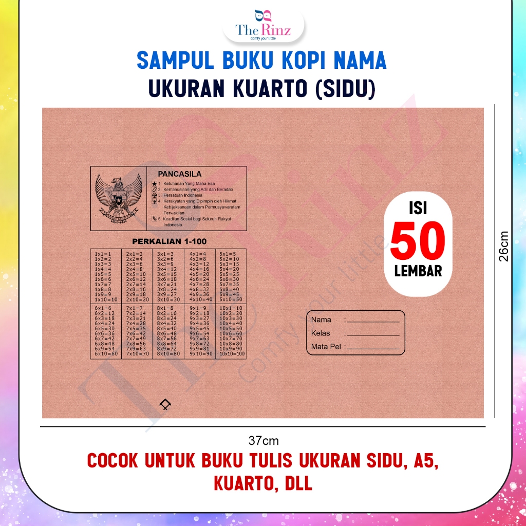 

Sampul Buku Tulis KOPI Kuarto / Boxi Sampul Coklat Perkalian