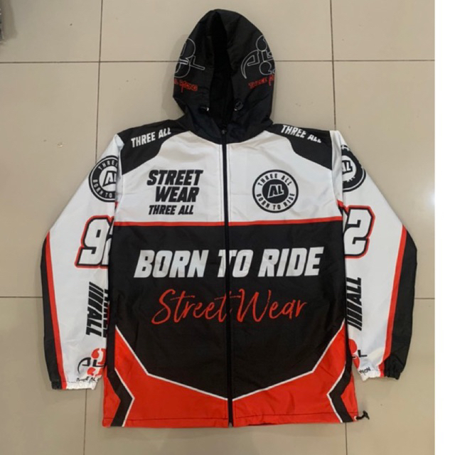 JAKET PARASUT WATER PROFT JAKET RACING JAKET SUNMORI SPEED GACOR