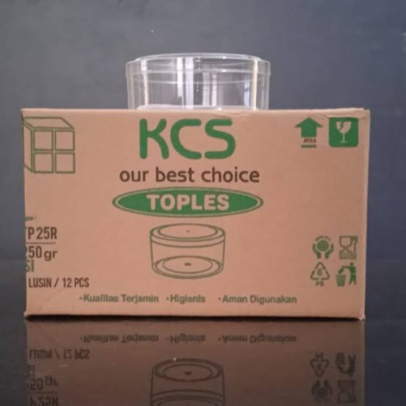Toples Mika 250gram Plastik Nastar Kue Nanas Kering Lebaran Murah Isi 12 Bulat Kotak 1/4kg 250 gram