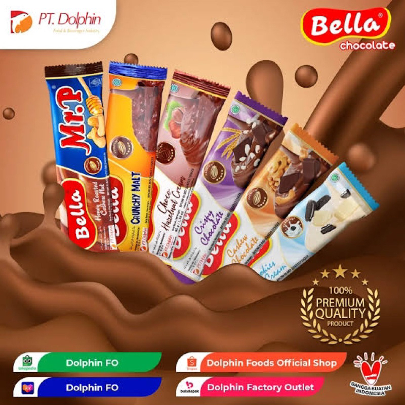 

bella cokelat bar - bella cokelat crunchy malt - bella cokelat crispy