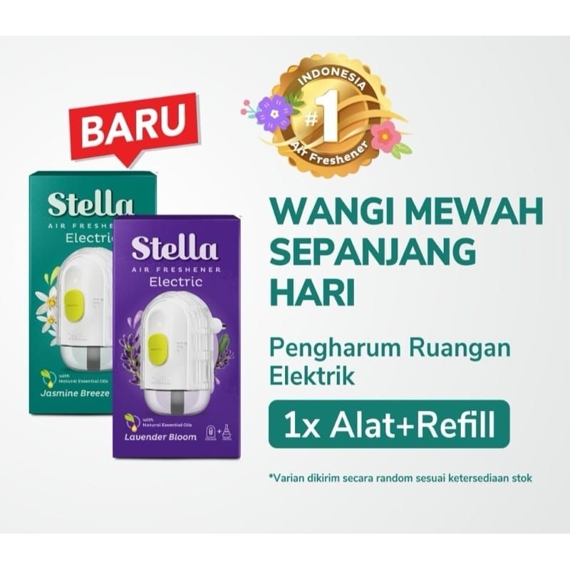 Stella Pengharum Ruangan Elektrik Alat + Refill 25 ml