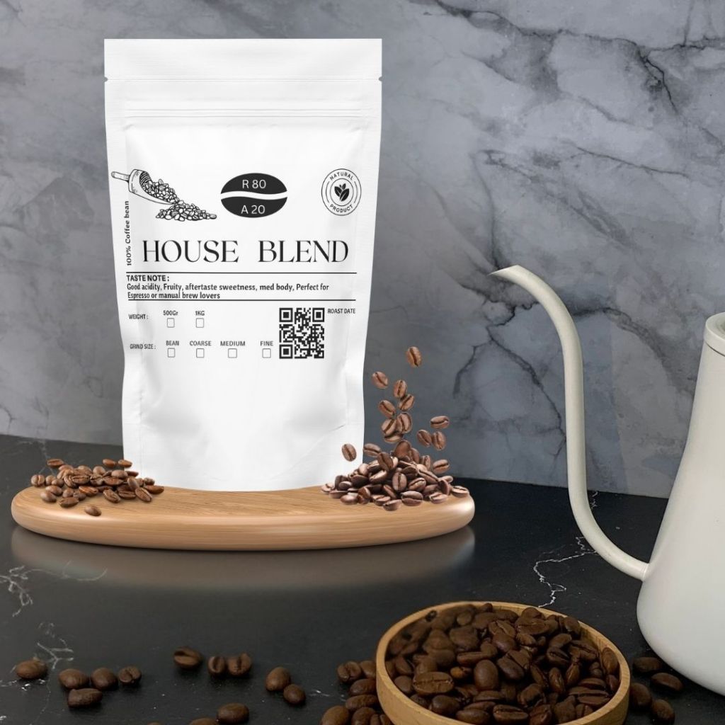 

ETYMOLOGY kopi HOUSE BLEND 80/20 Robusta - Arabika