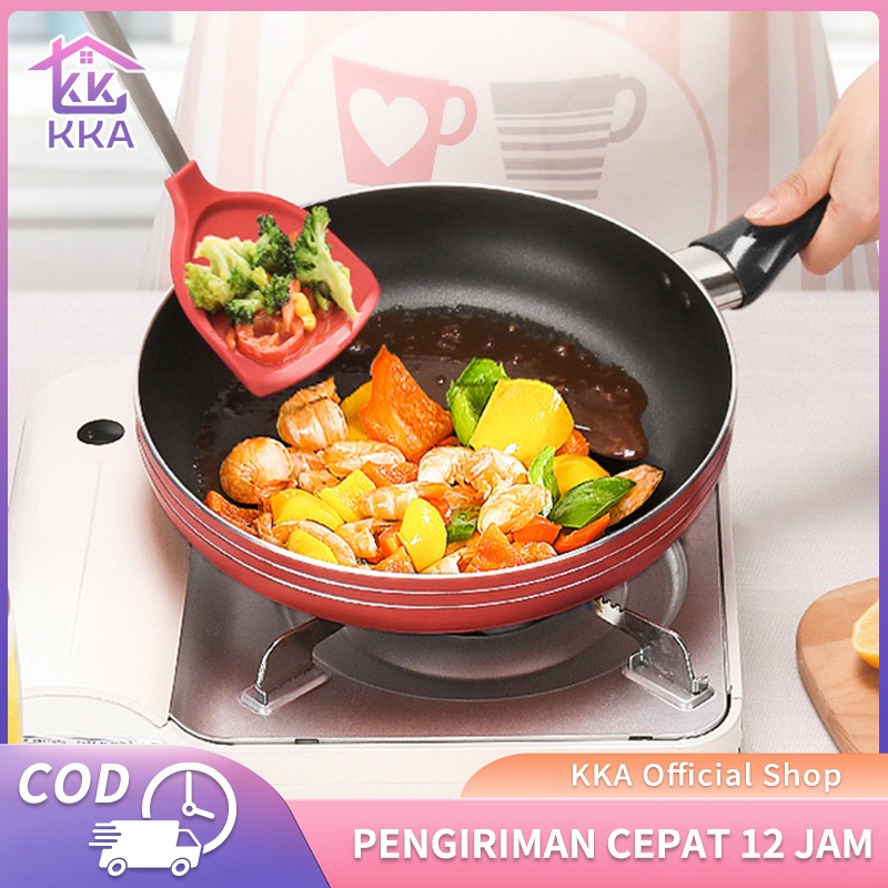 Wajan Penggorengan Anti Lengket Panci Wajan Penggorengan Gagang Granite Anti Lengket Serbaguna Bisa 