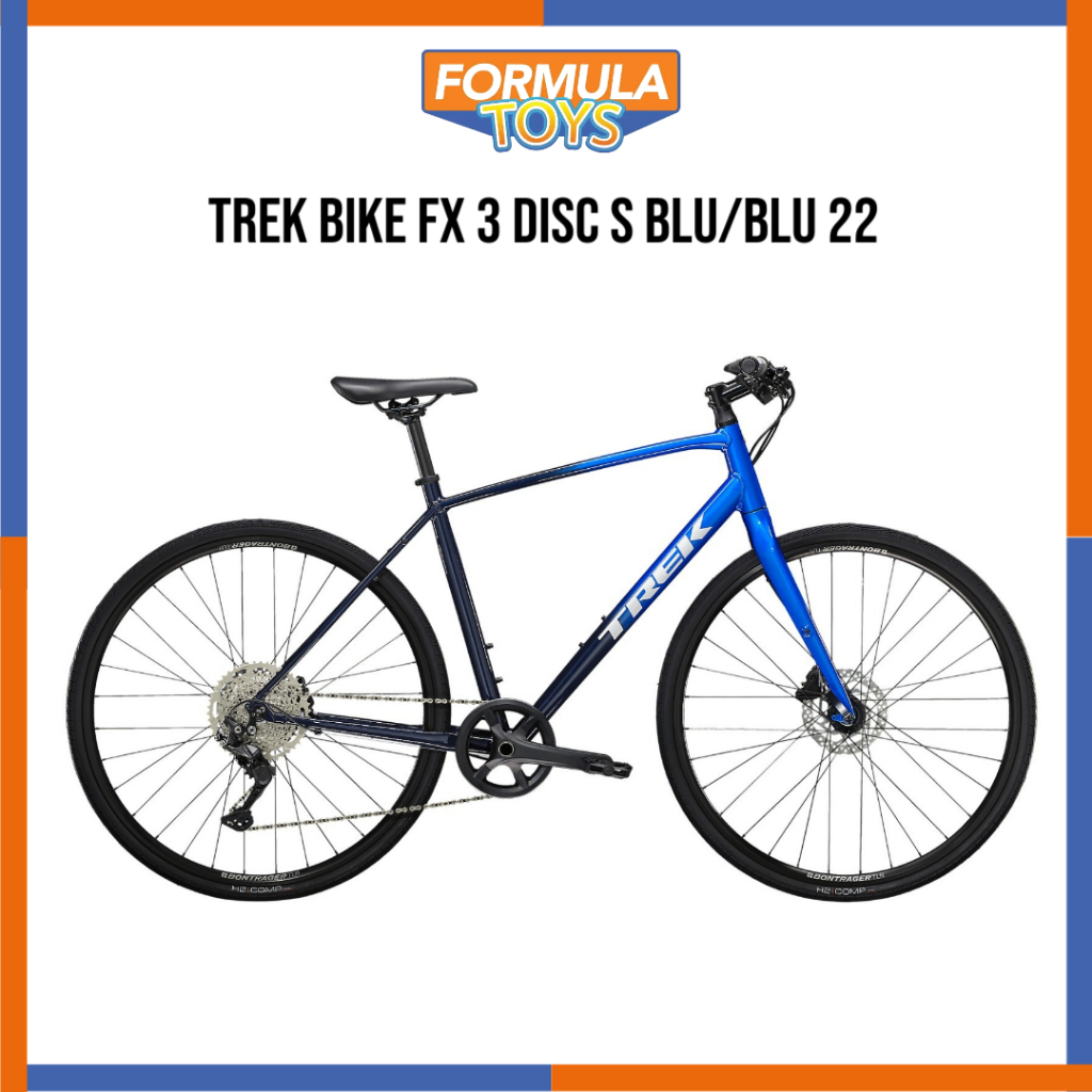 SEPEDA HYBRID TREK BIKE FX 3 DISC S BLU/BLU 22
