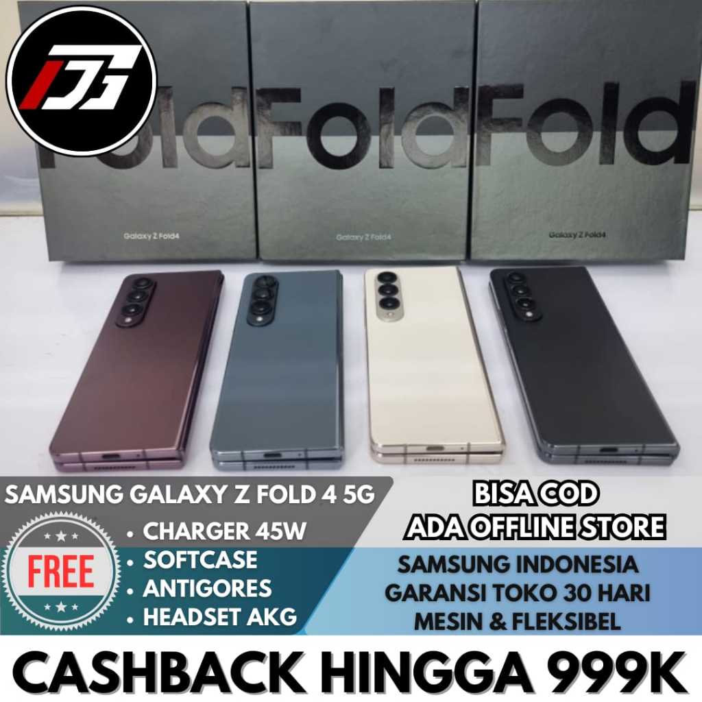 SAMSUNG GALAXY Z FOLD 4 5G SEIN 12/256 12/512 12/1TB Second Original Fullset