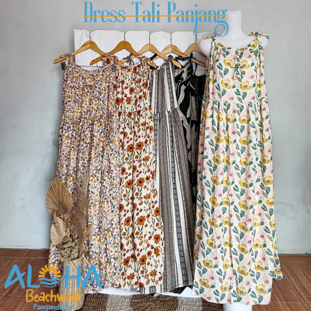 Dress Tali Panjang / Dress Pantai / Dress Aloha