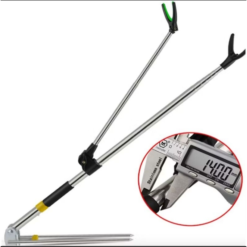 Cagak pancing lipat stainless stell extended pole ep-150