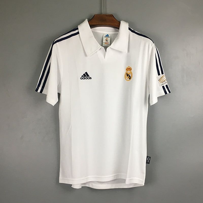 RETRO JERSEY BOLA MADRID HOME 2002 VINTAGE KLASIK GRADE ORI IMPORT