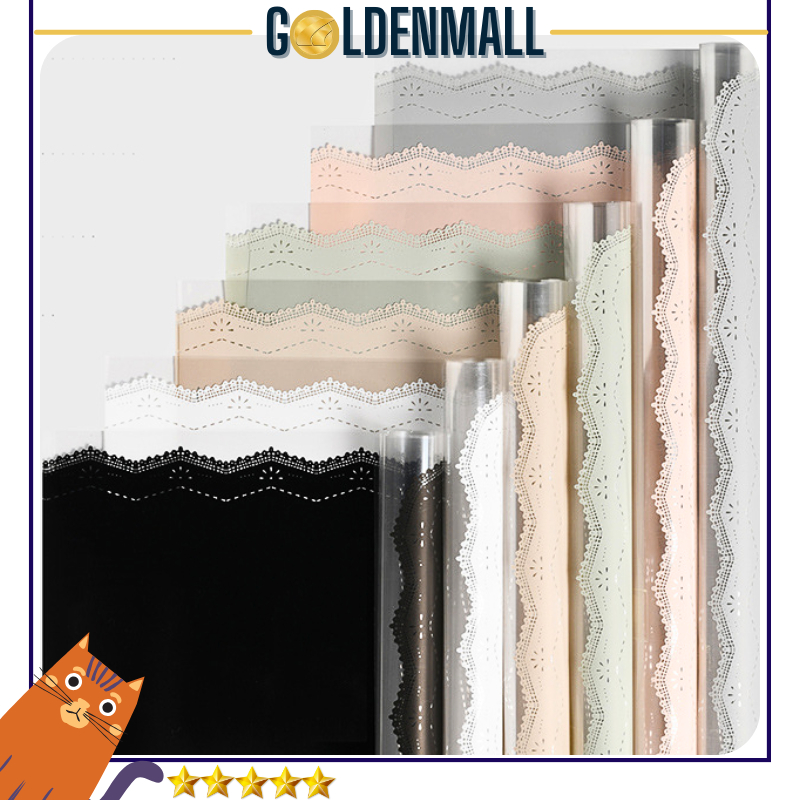 

Lace Frame Flower Wrapping Cellophane Paper Kertas Buket Renda Bunga Korean Wrapping 6170