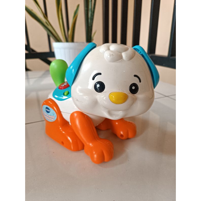 Vtech Dog shake mainan bayi baterai preloved