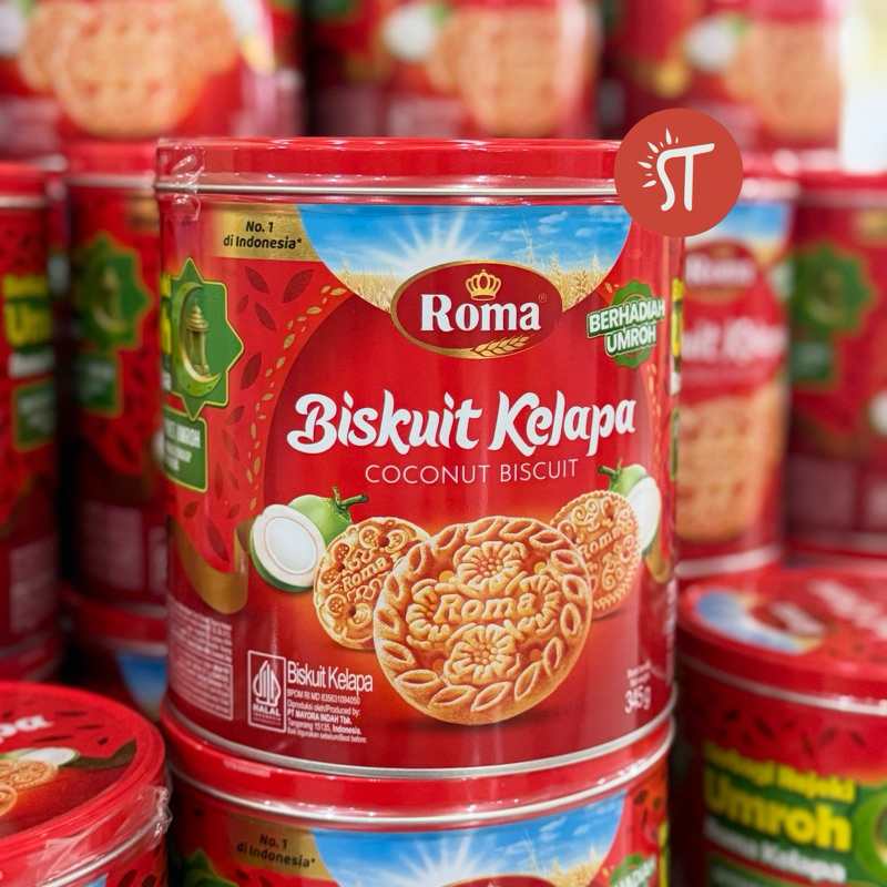 

Roma biskuit kelapa kaleng 345gr