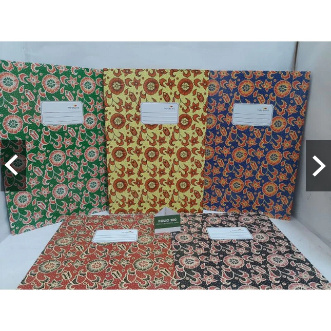

Buku Folio Hard Cover isi 100 Lembar Merk PAPERLINE / Buku Kertas Double Folio