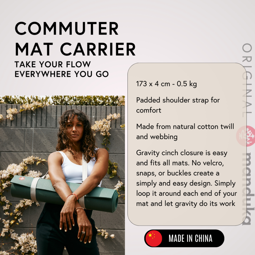 Manduka Yoga Commuter Mat Carrier - Tali Tas Matras Yoga