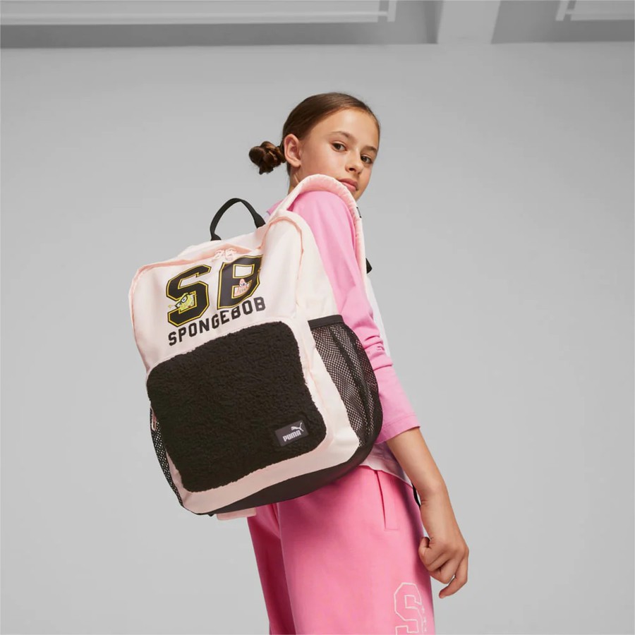 TAS RANSEL BACKPACK ANAK PUMA X SPONGEBOB BACKPACK FROSTY PINK