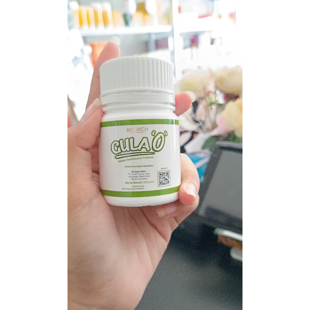 

GULA-O Bio-Rich Non Kalori Serbuk Dekstosa & Fluktosa 50gr