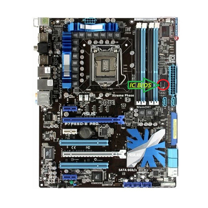 IC BIOS Asus P7P55D-E Pro