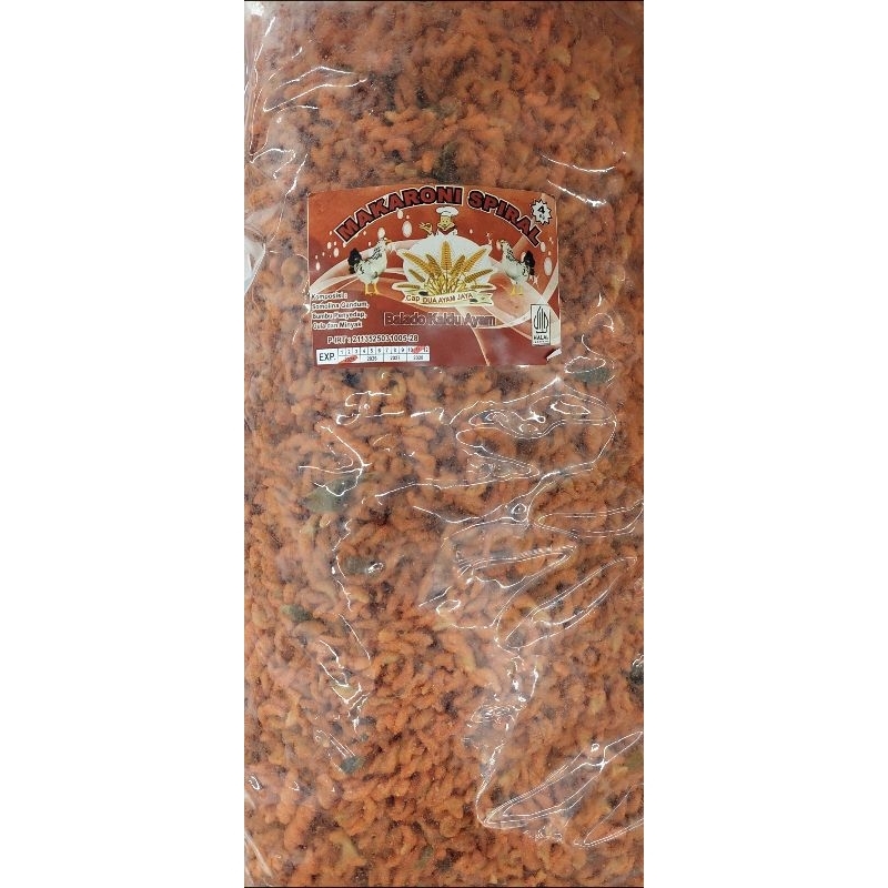 

Makaroni Spiral rasa Balado Kaldu Ayam 1 Bal (4kg)