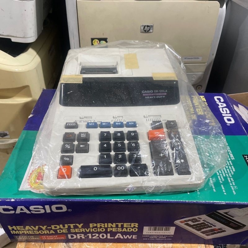 

PROMO AWAL BULAN CALCULATOR PRINTING CASIO DR-120LA 2 COLOR RIBBON PRINT
