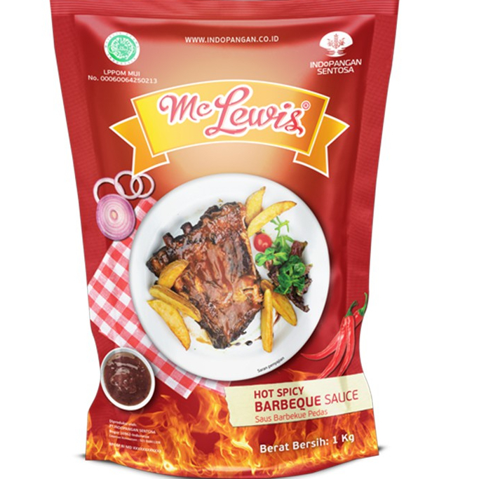

MC LEWIS SAUS HOT BBQ 1 KG