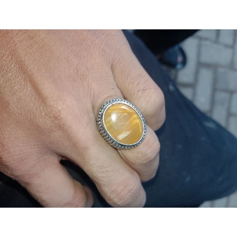 cincin batu akik langka