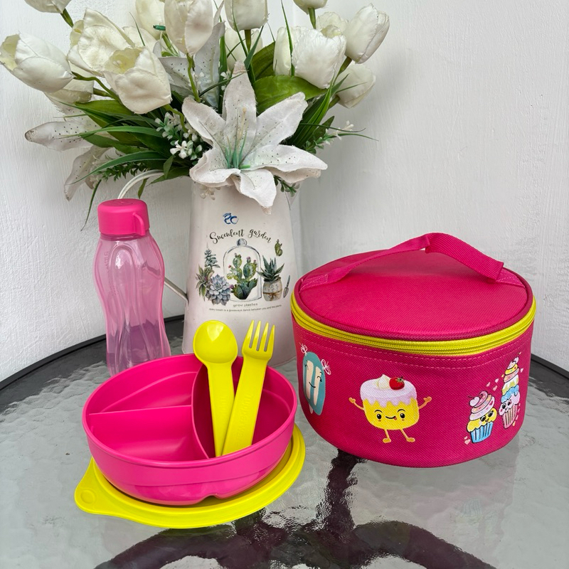 lunch box round Tupperware