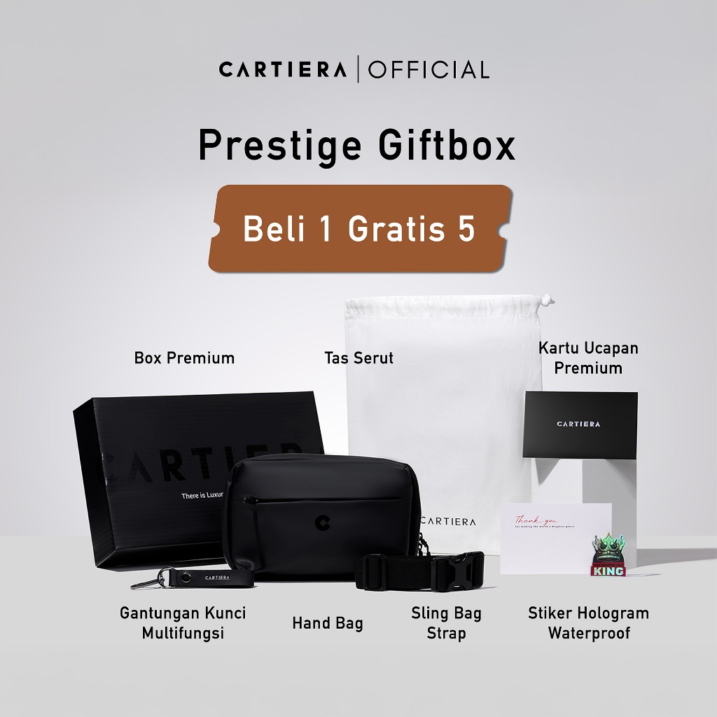 Cartiera Prestige Gift Box Kado Pria Hadiah Untuk Cowok Ulang Tahun Anniversary Unik Premium