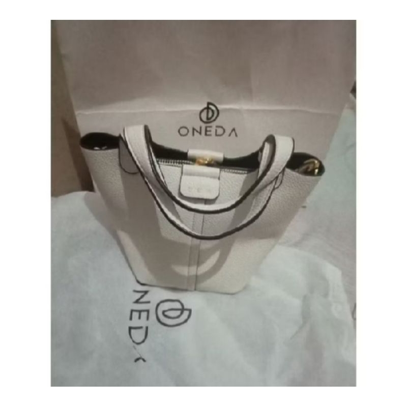 DISKONNNNN SPLIT PAYMENT TAS ONEDA PUTIH  Dan HITAM BERSIH KINCLONG MURAH LENGKAP