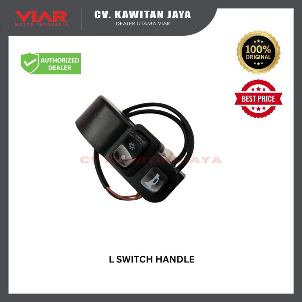 SAKLAR | HOLDER KIRI SEPEDA LISTRIK VIAR CARAKA | L SWITCH HANDLE VIAR EBIKE CARAKA