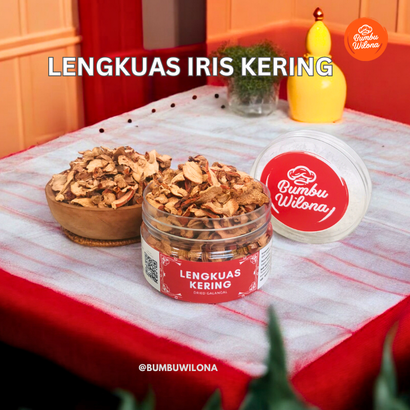 

LENGKUAS KERING IRIS DRIED GALANGAL REMPAH HERBAL JSR