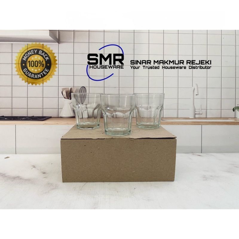GELAS KOPI KACA UKURAN 190 ML 907T