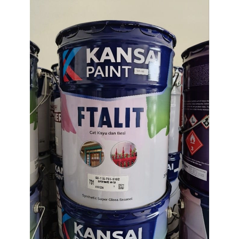 Cat ftalit kayu dan besi 20kg super glossy