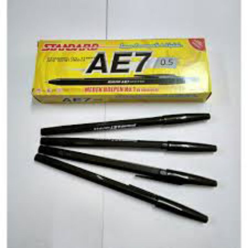 

ballpoint pulpen bolpen pena bolpoin standard AE7 0.05mm black / hitam