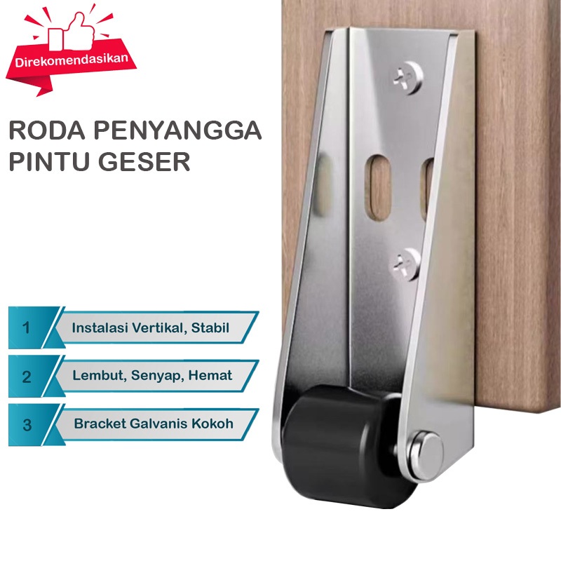 RODA PENYANGGA PINTU GESER RODA PENAHAN PINTU BAWAH RODA PENINGGI PINTU