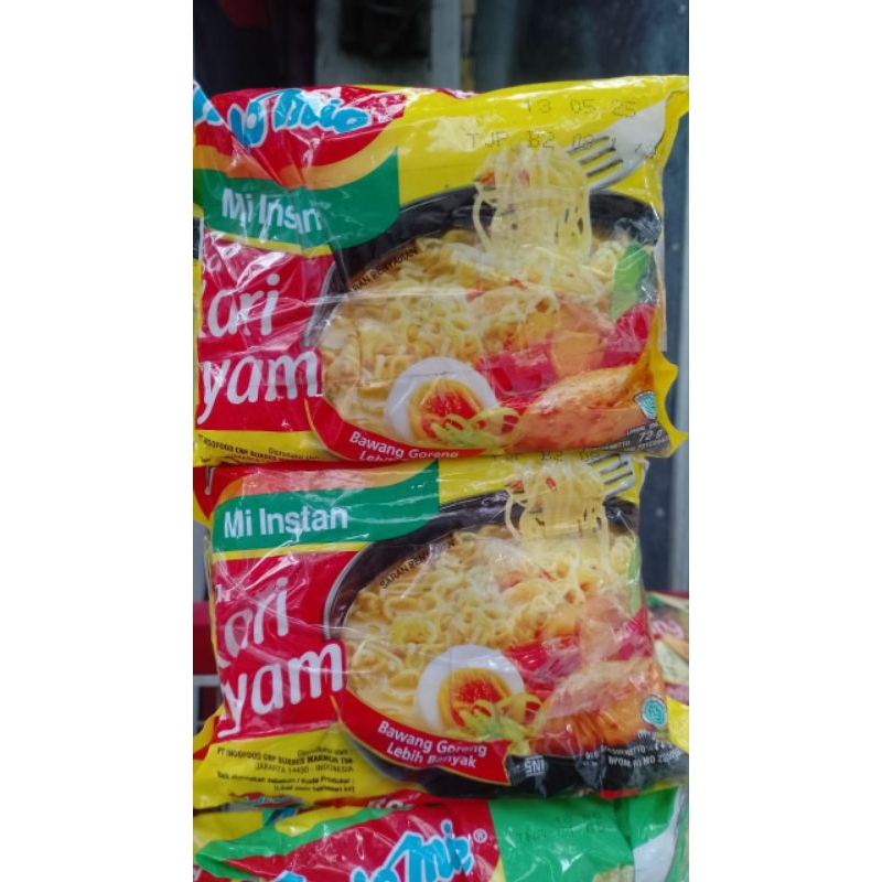 

[ 5pcs ] Indomie kari ayam mie instan 85gr