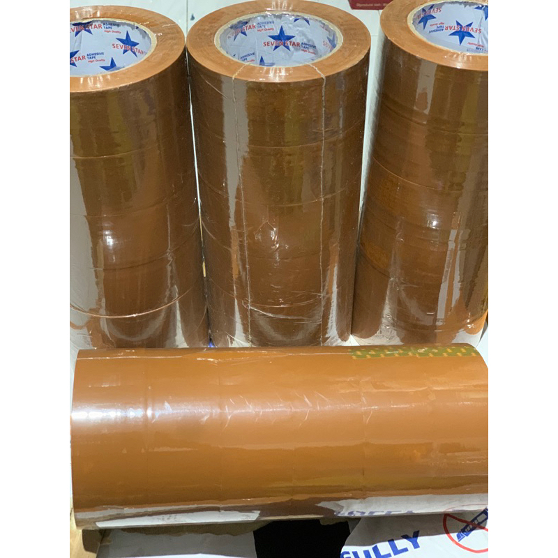 

lakban 200 yard 1 dus isi 58 roll