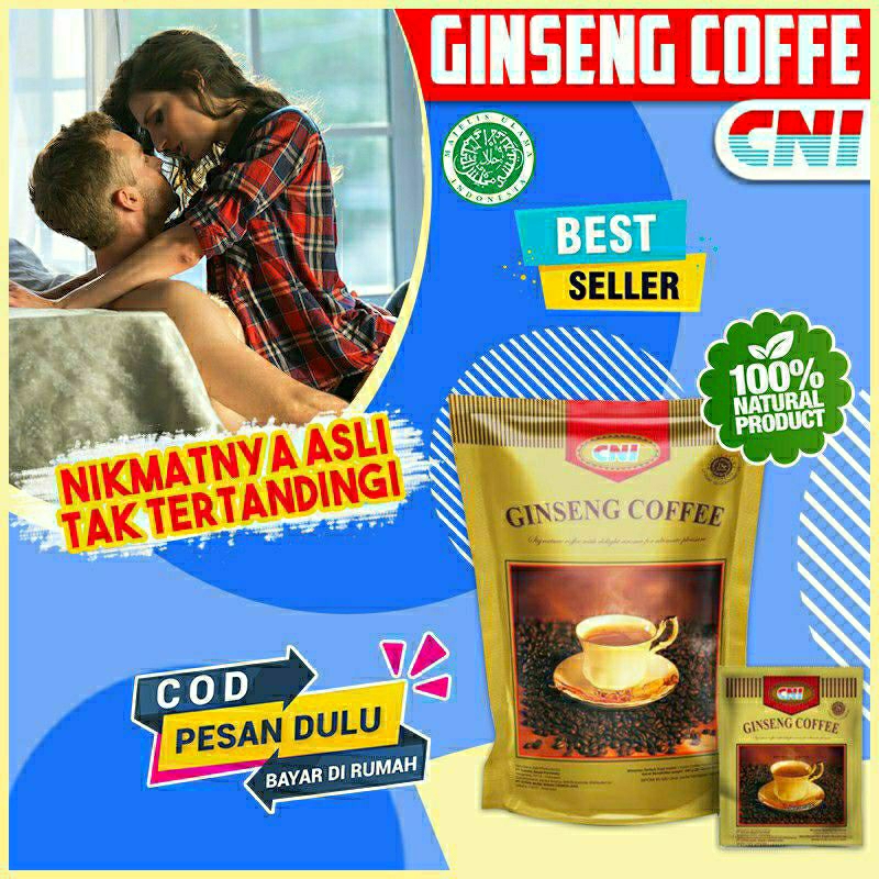 

CNI Ginseng Coffee 20 Sachet Kopi Penambah Stamina & Vitalitas Pria