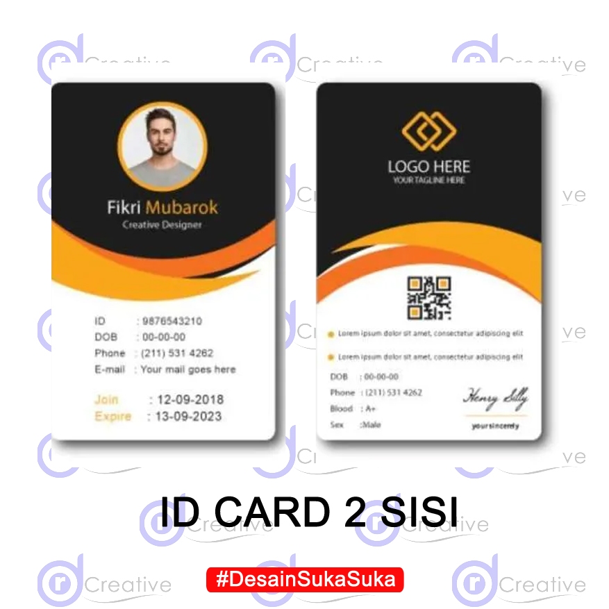 

Cetak ID Card / Kartu Member / Plastic PVC / ID Card Karyawan / Kartu Pelajar / 1 Sisi / 2 Sisi / Custom