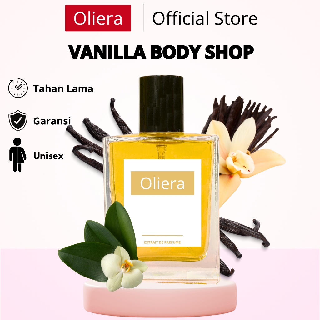 Oliera - Parfum Vanilla Body Shop 35ml Tahan Lama Edp Parfume Pria  Wanita Unisex Cod
