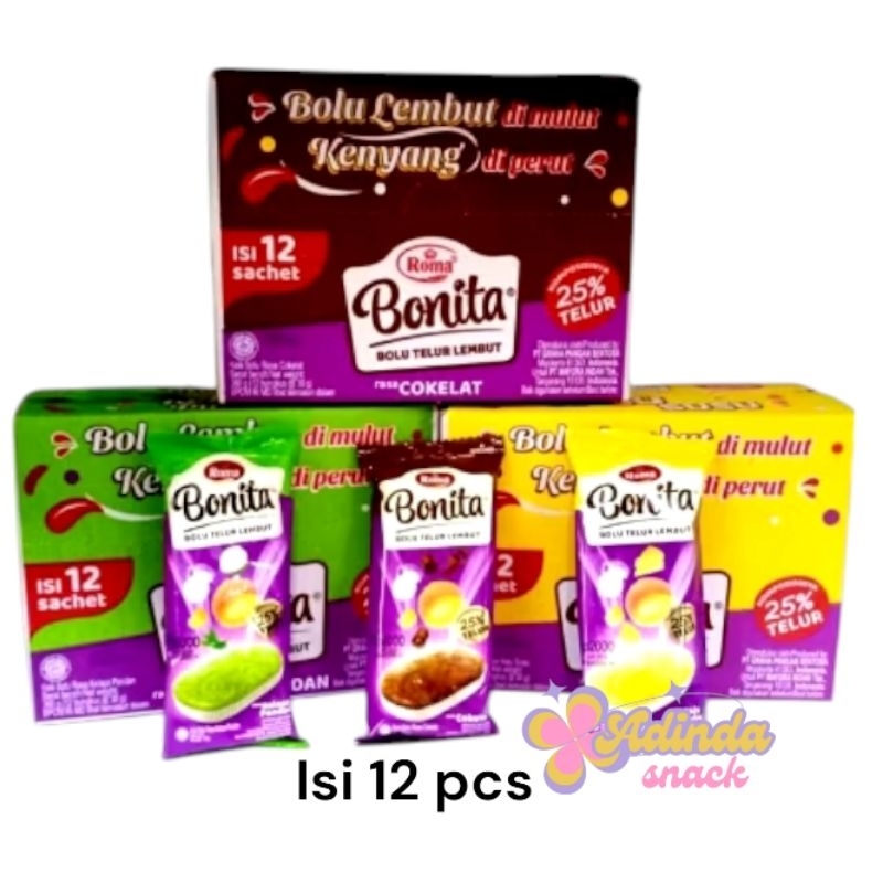 

bolu bonita isi 12 pcs