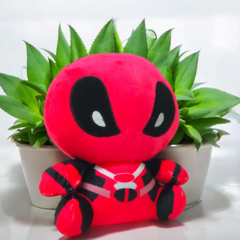 Boneka Dop Gantungan Mobil Import Marvels Deadpool Lucu