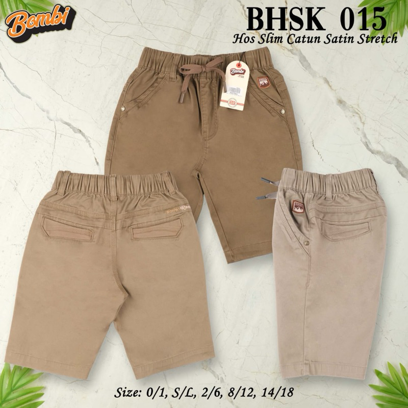 celana bombi pendek anak dan tanggung