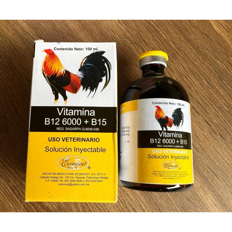 Vitamina B12 6000 + B15 100 ml