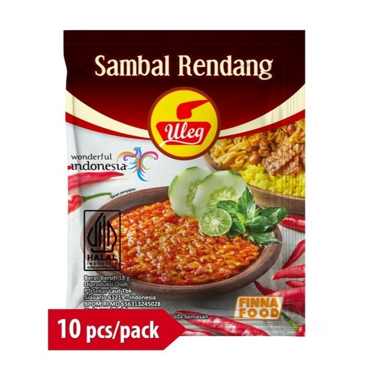 

saus sambel uleg finna rendang sachet 18