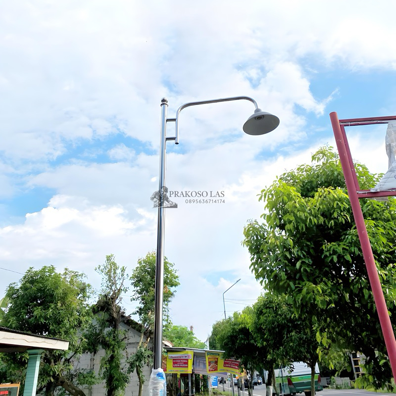 tiang lampu jalan stainless termurah lampu teras