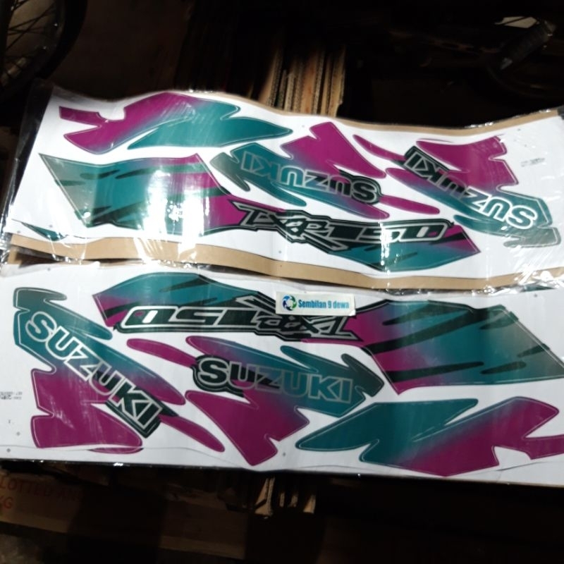 stiker body bodi list striping stiker bodi suzuki RGR TXR 150 malaysia