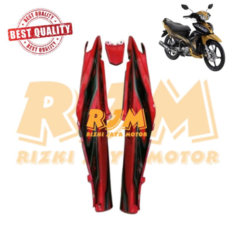 BODY BELAKANG JUPITER Z ROBOT 2010 MERAH PLUS STRIPING