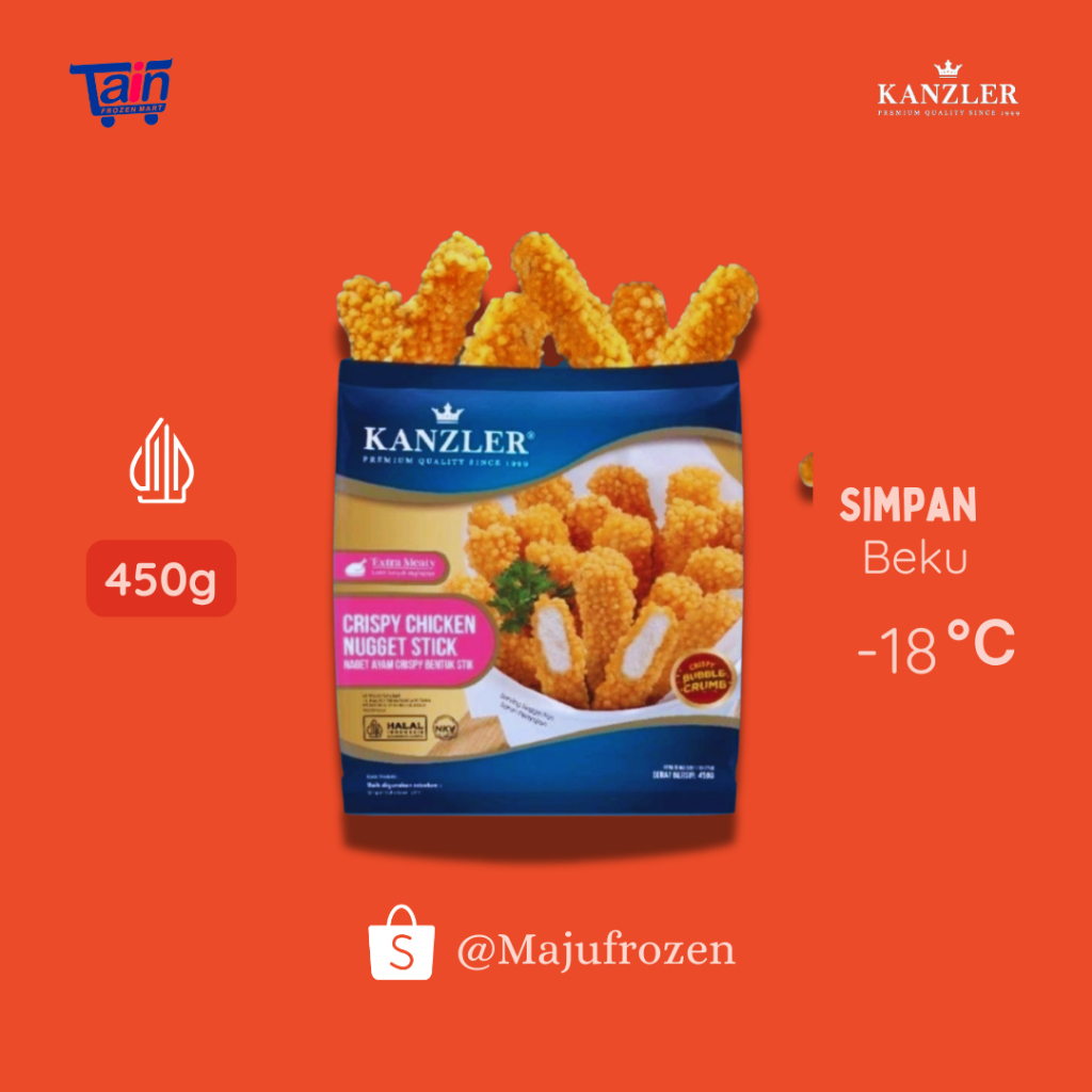 

KANZLER Crispy Chicken Nugget Stick 450gr