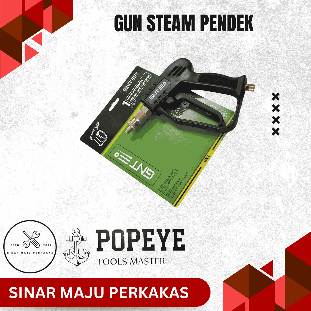 Gun Steam Pendek Nosel Steam Jet Cleaner Air
